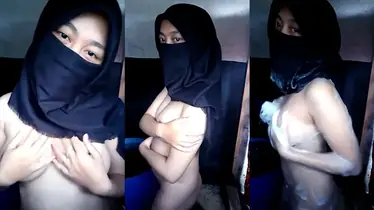 Bokep Indo Tya Mandi Bugil Pakai Jilbab Hitam
