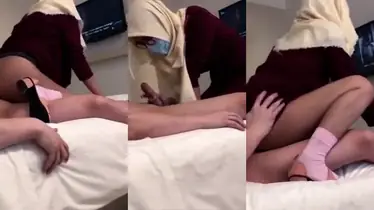 Dipijat Wanita Jilbab Sampe Ngentot Nagih