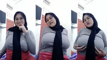 Ruang Tamu Acha Jilbab Toket Montok Becek